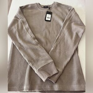 Mens Rails Waffle knot long sleeve size small